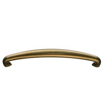 Smedbo B6081 5 1/8 in. Saddle Pull in Antique Brass from the Design Collection